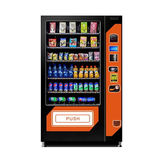 Self-Service 24 Hours Automatic Snacks Vending Machines Sale Multipurpose Drink Vending Machine With Touch Screen