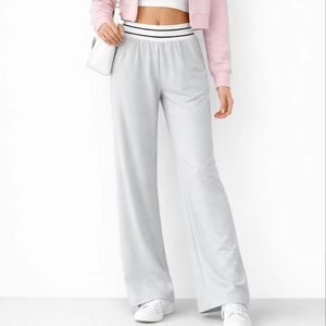 Pantaloni comodi e dal taglio ampio con cintura larga e gamba dritta — Pantaloni sportivi traspiranti per la corsa - Product Image 1