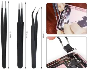 80 en 1 Pro Kit de herramientas de reparación de PC portátil de teléfono móvil, pinzas de palanca pulsera ESD Kit de herramientas de destornillador múltiple