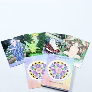 Usine pleine couleurs imprimant votre propre conception oracle carte dame divination personnalisée différentes langues style <span class=keywords><strong>tarot</strong></span> cartes - Product Image 2