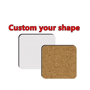 Customizable DIY Eco-Friendly Square <b>Wooden</b> <b>Placemat</b> Blanks 3mm Sublimation Drinks Personalized Designs - Product Image 2