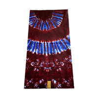 Tissu Ankara 100% Polyester, Tissu Imprimé Wax Africain Italien pour Vêtements, Robes, Sacs