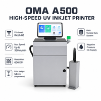 Mesin Printer Inkjet Industri Otomatis Online A500 Resolusi Tinggi untuk Pengkodean Tanggal Kadaluarsa Barcode Variabel pada Lini Pengemasan