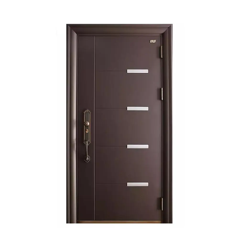 Metal Steel Door Apartment Exquisite Design Entrance Steel Door Security Anti-theft