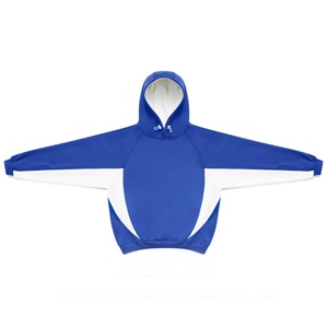 Ensemble de survêtement streetwear oversize coupé-cousu pour homme, comprenant un sweat à capuche et un pantalon de jogging évasé de haute qualité, modèle uni - Product Image 2