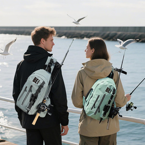 Kleine Viszak Met Hengelriem, Draagbaar Lichtgewicht, Vis Kleine Tasje Past Tackle Boxes & Vistuig, Vrij Bewegen - Product Image 3