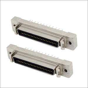 ขั้วต่อ HPCN แบบ 50 พิน ตัวเมีย และซ็อกเก็ตแบบ DIP แนวตั้ง MDR 50 พิน สำหรับ PCB ระยะพิทช์ 1.27 มม. สำหรับการใช้งาน SCSI 50 พิน - Product Image 5