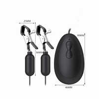 10-Frequenz Vibrations-Brustclip Zungen-Leck-Klitoris-Brust-Massage Sexspielzeug Vibrierendes Ei Rosa Nippelklemme Weiblicher Masturbator