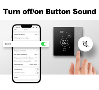 Termostato inteligente WiFi para calefacción por suelo radiante, control remoto programable, controlador digital de temperatura para ahorro de energía, para sistema de calefacción