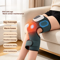 Gaine de massage multifonctionnelle pour le genou, rechargeable, compresse chaude à température constante, vibration apaisante pour les muscles des jambes