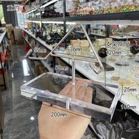 Vente en gros Présentoir Transparent en acrylique, Ornement Cristal Minéral, Minerai Brut, Pierre, Base de Spécimen de Minerai de Roche