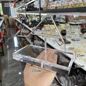 石石石石石標本ベースアクリル透明ディスプレイスタンド装飾クリスタル - Product Image 4