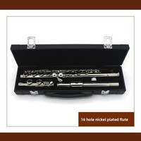 16 Closed Holes Flute C Key Flute Concert Performance Flute Professional Woodwind Instruments Transverse Flute