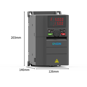 Variateur de fréquence triphasé 380V 0,75kW 50HZ série EC700, variateur de vitesse AC VFD/VSD pour entraînements de moteurs - Product Image 3