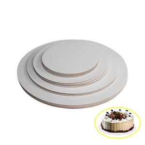 Vente <span class=keywords><strong>en</strong></span> gros de planches à gâteau robustes ondulées et rondes sulfurisées 6 8 10 12 pouces Pizza White Cake Circle Base boards plaque - Product Image 5
