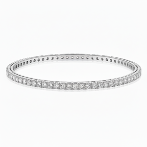 Bracelet brillant en or blanc, véritable pierre naturelle, en diamant 10K, 2,00tcw, au meilleur offre - Product Image 1