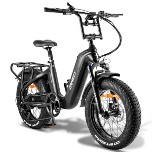 <span class=keywords><strong>Fafrees</strong></span> 20*4.0 "Pneu En Fiber De Carbone Ebike Suspension Avant 7 Vitesse 22.5Ah 500W 48V Commute Vélo De Ville Électrique <span class=keywords><strong>F20</strong></span> Master - Product Image 6