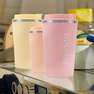 Bulk Wholesale Custom Logo Temperature Display Insulated Stainless Steel <b>Coffee</b> Mug With Lid for Car Office - Product Image 5
