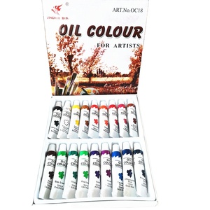 18 colori colori olio 12cc Set dipinge marchio JINGHUA - Product Image 3