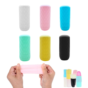 Étuis de protection en silicone anti-fuite, contenants de toilette rechargeables, manchons élastiques, ensembles de housses pour bouteilles de voyage, design classique - Product Image 1