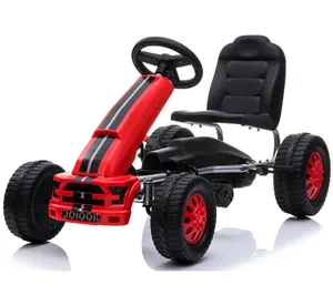 厂家批发充气轮可乘踏板卡丁车儿童带塑料轮
