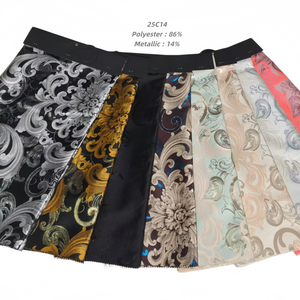 <strong>2026</strong> Latest Design Premium African Jacquard Fabric Ankara Brocade <strong>Material</strong> with Rich Patterns for Wedding Dress - Product Image 6