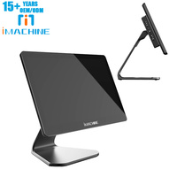 IMachine Double écran 15,6''+10,1'' en alliage d'aluminium pliable, terminal de point de vente Android RK3568 3 NFC P1 Bluetooth/Wi-Fi6, caisse enregistreuse
