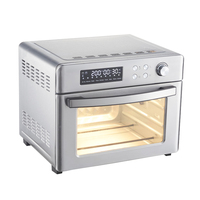 Vente en gros CE GS ROHS ETL Nouveau Grand Four à air chaud multifonctionnel à convection 17-24L en acier inoxydable, friteuse électrique, rôtissoire à dinde