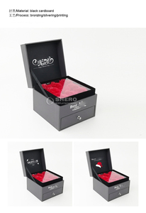 Caja de Papel para Collares con Diseño Floral, Fabricada en China, Caja de Regalo para Joyería Personalizada, Caja de Regalo con Cajón para Pulseras, Juego de Cajas de Regalo con Diseño Floral en Venta - Product Image 5