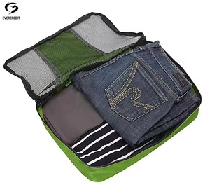 Set di Cubi di Compressione Leggeri Personalizzati per Viaggi, Borsa Pieghevole <span class=keywords><strong>Organizer</strong></span> per Valigie - Product Image 5