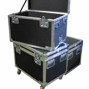 Cheap Tv Road Flight Case Altavoz Road Case 12 Cabeza móvil Luces de escenario Flight Case Aluminio