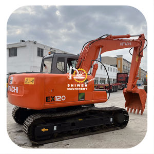 รถขุดตีนตะขาบฮิตาชิ EX120-5 มือสองคุณภาพสูง เครื่องยนต์อีซูซุ กล่องเกียร์ 12 ตัน ยี่ห้อ SHIWEN - Product Image 1