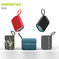 Enceinte Bluetooth Mini Hopestar H54 5W, Étanche IPX7, Lumière LED Pulsée, Appairage TWS, Radio FM, Audio Portable de Poche pour l'Extérieur