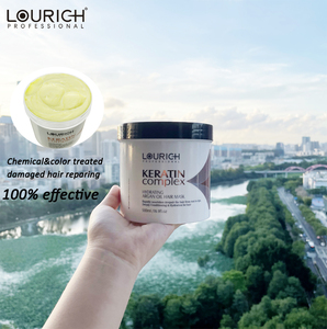 LOURICH – soin <span class=keywords><strong>capillaire</strong></span> à la kératine à l'huile d'argan, <span class=keywords><strong>Spa</strong></span>, masque <span class=keywords><strong>capillaire</strong></span> réparateur en profondeur, 500ml - Product Image 3