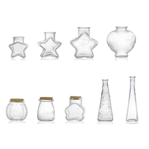 Cuore triangolare forma di stella bottiglia di vetro fai da te bottiglia regalo che desidera barattolo di vetro con sughero per la decorazione di nozze festa di casa - Product Image 1