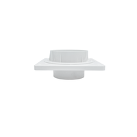 Raccord flexible composite carré-rond pour conduit d'air, connecteur de boîte de distribution d'air, joint de conduit d'évacuation de climatiseur portable