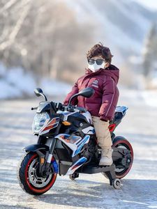 <span class=keywords><strong>Moto</strong></span> électrique 12V pour enfants avec lumières LED pour le plaisir en extérieur, jouet à batterie rechargeable - Grande Vente - Product Image 5