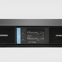 Amplificateur de puissance professionnel 14000W 2 canaux, classe D, amplificateur de son surround actif, boîtier métallique pour l'audio de scène