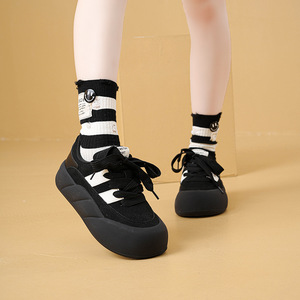 Suelas gruesas Retro Student Board Shoes Cute Female Clown Niche Design Pan Casual - Product Image 5