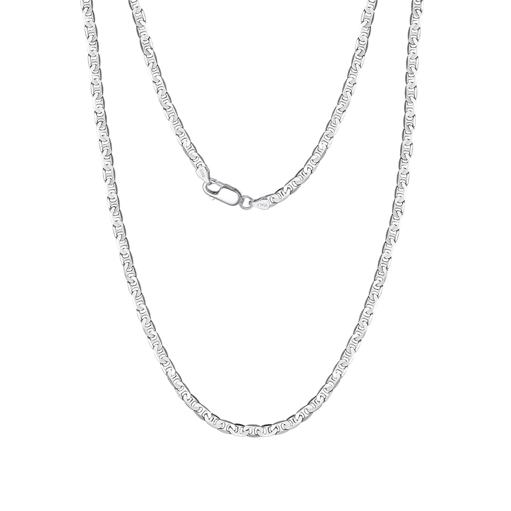 [ReinSein]ACC★SILVER PLATE NECKLACE RINNTIN SC78 925 Sterling Silver Mariner Chain - 5MM Links
