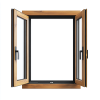 Ventanas Abatibles de PVC con Triple Vidrio, Certificación Estándar Australiana NFRC, Diseño Moderno para Balcón, Terraza y Baño