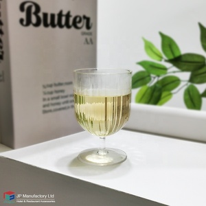 PC transparent empilable, 10 oz, 10 pièces, verre à vin en plastique, jus/desserts, personnalisable - Product Image 6