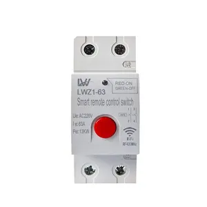 WIFI Smart Circuit Breaker LWZ1-63 interruptor do controle remoto inteligente