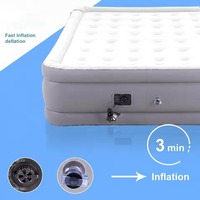 Matelas pneumatique auto-gonflant moderne, lit gonflable pliable, pompe électrique alimentée par USB, meubles pour la maison, camping en plein air, utilisation hospitalière