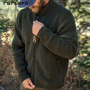 Chaqueta de Sherpa con Capucha para Hombre, Ecológica, Personalizada, para Otoño, Gruesa, Extra Grande, de Forro Polar, Impermeable, Reversible, Antibacteriana y Activa - Product Image 2