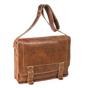 Bolsos de cuero genuino de lujo para ordenador portátil, regalo para hombres, bolsos de oficina de cuero ligeros y ecológicos para documentos, pantalla para ordenador portátil - Product Image 1