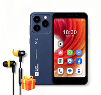AGM N2 Global, Teléfono Inteligente Android 16 con Doble Tarjeta SIM, Pantalla LTE de 4.96 Pulgadas, Octa Core, 3+32GB, Batería de 3000mAh, Nuevo, Marca OEM