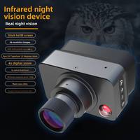 Appareil de vision nocturne infrarouge à objectif unique avec écran haute définition 4K, caméra numérique portable pour la chasse et le camping