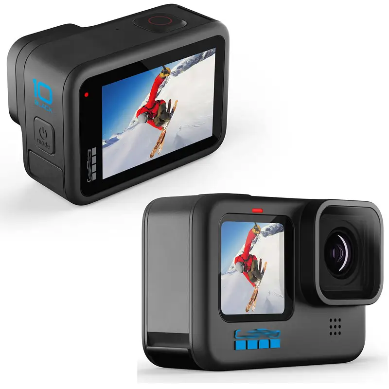 Go Pro HERO10 Black Waterproof Action Camera with Front LCD & Touch Rear Screens,5.3K60 Ultra HD Video,23MP Photos,1080p Live