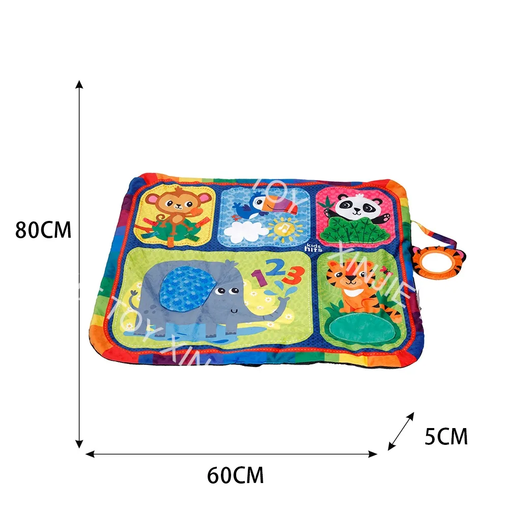 Baby toy crawler pad play pad Soft plush infant early education crawling pad toy Customized new baby gym mat game